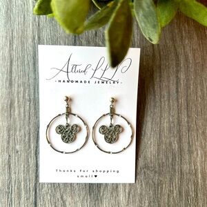 #104 Silver Disney Earrings